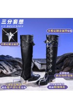 1/3 Delusion Genshin Impact Flins Black Short and Long Cosplay Boots
